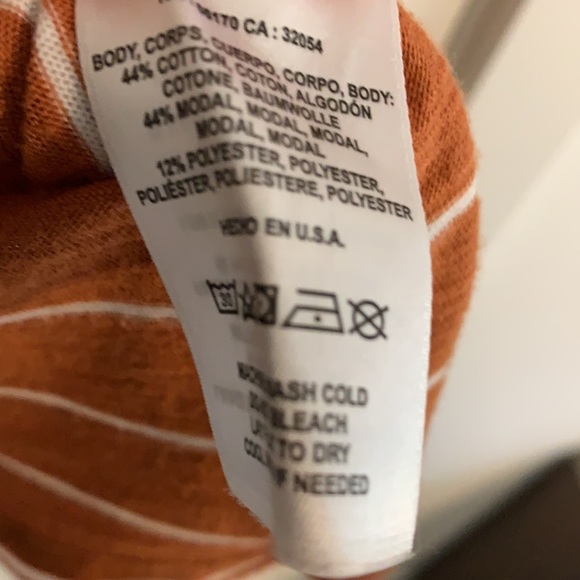 Anthropologie striped, flowy v-neck - Picture 5 of 5